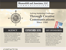 Tablet Screenshot of blumenfeldpr.com